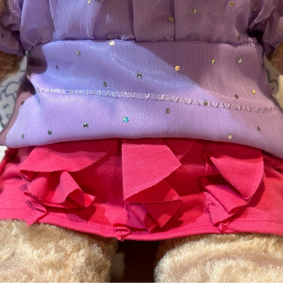 Build-A-Bear Purple Sparkling Top, Pink‎ Skirt and Underwear, Plush NOT Included - Picture 5 of 8